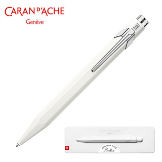 CARAN D'ACHE 849 roller pen in a box, white