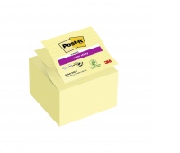 Karteczki samoprzylepne POST-IT® Super Sticky Z-Notes XL w linię (R440-SSCY), 101x101mm, 5x90 kart., żółte