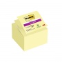 Post-it® Super Sticky Pop-up Notes, 4" x 4", Canary Yellow, Lined, 90 Sheets/Pad, 5 Pads/Pack, Self-adhesive pads, Paper and labels