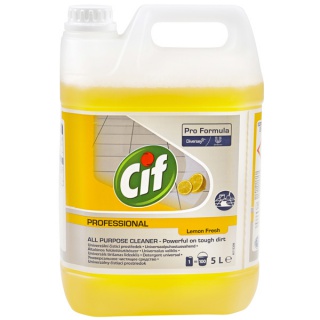 Floor and multisurface cleaner CIF Diversey, 5L, lemon