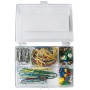 Office set (drawing pins, rubbers, paper clips) OFFICE PRODUCTS, 110 pcs mix