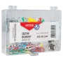 Office set (drawing pins, clips, paper clips) OFFICE PRODUCTS, 153 pcs mix
