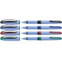 Pióro kulkowe Schneider ONE Hybrid N 0,5 mm, w etui 4 szt., miks kolorów