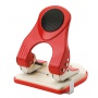 Hole punch, KANGARO Perfo 40, punches up to 40 sheets, red