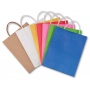 Gift bag, PAPER FOIL, 18x8x21cm, weight 110 g/m2, assorted colours