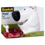 Office tape dispenser, Scotch®, dog-shaped, (C31-Dog), tape for FREE