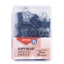 Klipy do dokumentów OFFICE PRODUCTS, 19mm, 30szt., w pudełku, czarne