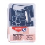 Klipy do dokumentów OFFICE PRODUCTS, 32mm, 12szt., w pudełku, czarne, Klipy, Drobne akcesoria biurowe