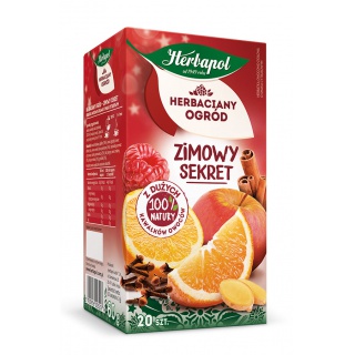 Herbata HERBAPOL Herbaciany Ogród, 20 torebek, zimowy sekret, Herbaty, Artykuły spożywcze