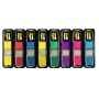 Zakładki indeksujące Post-it® (683), PP, 11,9x43,2mm, 5x35 + 3x35 gratis, mix kolorów, Zakładki indeksujące, Papier i etykiety