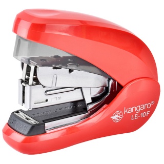 Stapler, KANGARO LE-10F, staples up to 20 sheets, red