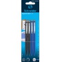 Automatic pens SCHNEIDER K15, 2x black + 2x blue, blister