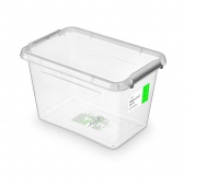 Pojemnik antybakteryjny MOXOM Antibacterial, 6,5l, transparentny