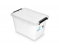 MOXOM Simple box storage container, 6.5l, transparent