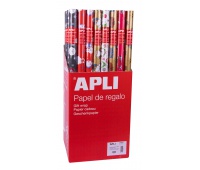 Papier prezentowy APLI, 60 g/m2, 1 szt., 70x200 cm, mix kolorów