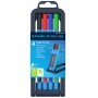 Pen set SCHNEIDER Slider Edge, XB, 4 pieces, box with tag, color mix