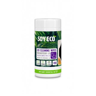SOYECO Wet wipes for screens, Eco, 100 sheets