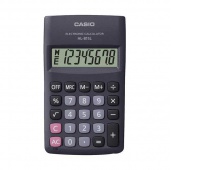 Kalkulator kieszonkowy CASIO HL-815L-BK-B, 8-cyfrowy, 69,5x118mm, czarny