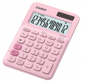 Kalkulator biurowy CASIO MS-20UC-PK-B, 12-cyfrowy, 105x149,5mm, różowy