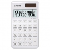 Kalkulator kieszonkowy CASIO SL-1000SC-WE-B, 10-cyfrowy, 71x120mm, biały