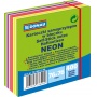 self-adhesive cube, DONAU, 76x76mm, 1x400 sheets, neon-pastel, mix of green
