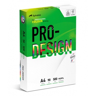 Papier ksero PRO-DESIGN FSC, satynowany, klasa A++, A4, 168CIE, 90gsm, 500 ark., Papier do kopiarek, Papier i etykiety