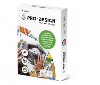 Papier ksero PRO-DESIGN FSC, satynowany, klasa A++, A4, 168CIE, 160gsm, 250 ark.