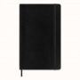 Notes MOLESKINE Classic L (13x21cm) w kratkę, miękka oprawa, 192 strony, czarny, Notatniki, Zeszyty i bloki