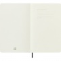 Notes MOLESKINE Classic L (13x21cm) w kratkę, miękka oprawa, 192 strony, czarny, Notatniki, Zeszyty i bloki