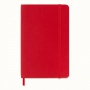 Notes MOLESKINE Classic P (9x14cm) w kratkę, miękka oprawa, 192 strony, czerwony, Notatniki, Zeszyty i bloki