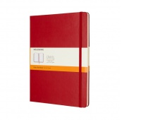 Notes MOLESKINE Classic XL (19x25 cm) w linie, twarda oprawa, 192 strony, czerwony