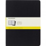 Zestaw 3 Zeszytów MOLESKINE Cahier Journals XL (19x25cm) w kratkę, 120 stron, czarny, Notatniki, Zeszyty i bloki