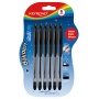 Długopis klasyczny KEYROAD Ball Pen Soft Jet, 0,7 mm, 6 szt., blister, czarny