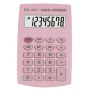 Kalkulator kieszonkowy VECTOR KAV VC-210III, 8- cyfrowy ,64x98,5mm, jasnoróżowy, Kalkulatory, Urządzenia i maszyny biurowe