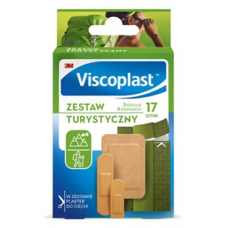 Universal plaster, VISCOPLAST, for tourists, traypack, 17 pcs, Plasters, First Aid Kits, Cleaning & Janitorial Supplies and Dispensers