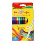 KEYROAD fiber marker pens, 9pcs + 1pc Magic, 18 colors, eurohole, asssorted colors