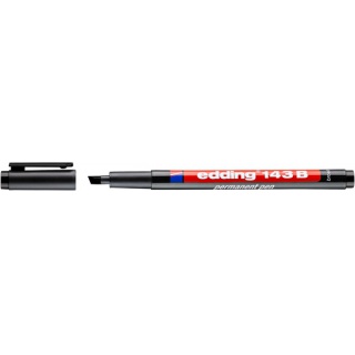 Pen permanent e-143 B EDDING, 1-3mm, black