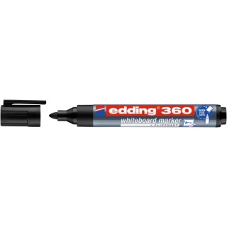 Marker do tablic e-360 EDDING, 1,5-3mm, czarny, Markery, Artykuły do pisania i korygowania