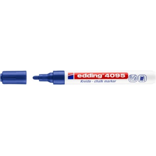 Marker chalk e-4095 EDDING, 2-3mm, blue