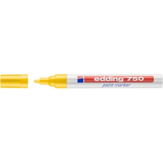 Marker paint e-750 EDDING, 2-4mm, yellow