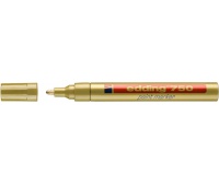 Marker olejowy e-750 EDDING, 2-4mm, złoty