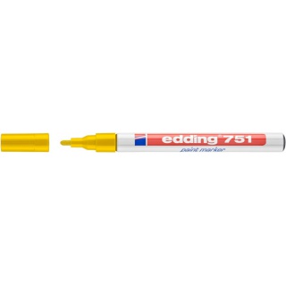 Marker paint e-751 EDDING, 1-2mm, yellow