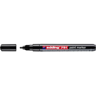 Marker paint e-791 EDDING, 1-2mm, black