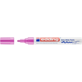 Marker gloss paint e-750 EDDING, 2-4mm, pink