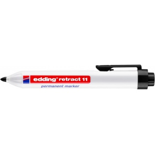 Marker permanent e-retract 11 EDDING, 1,5-3mm, black