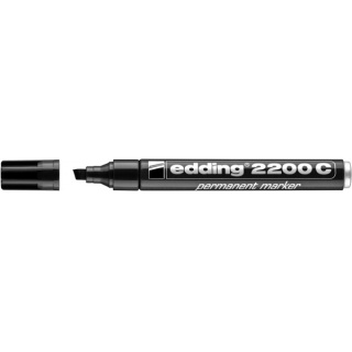 Marker permanentny e-2200c EDDING, 1-5mm, czarny, Markery, Artykuły do pisania i korygowania