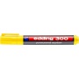 Marker permanentny e-300 EDDING, 1,5-3mm, żółty, Markery, Artykuły do pisania i korygowania