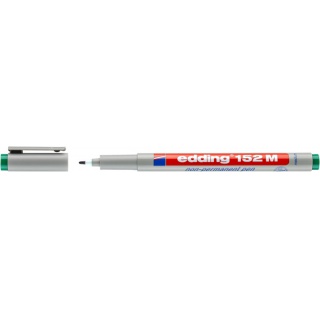 Marker zmywalny e-152 M EDDING, 1mm, zielony, Markery, Artykuły do pisania i korygowania