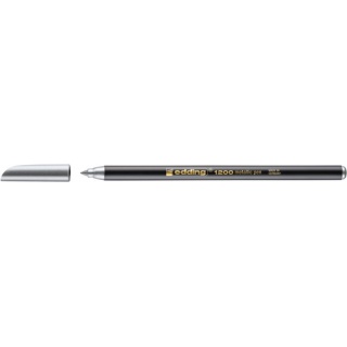 Pen metallic colour e-1200 EDDING, 1-3mm, silver