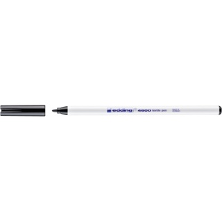 Pen textile e-4600 EDDING, 1mm, black